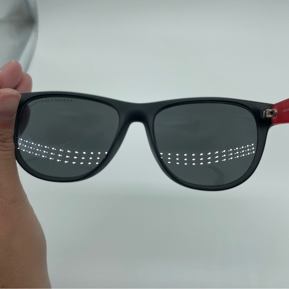 Armani Exchange New Polarized Red and Black Sunglasses with Case - Picture 12 of 13